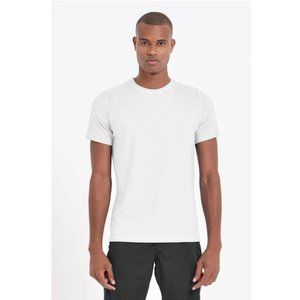 New Ploumanac'h Italian Men's White Stretchy Performance T-shirt Size 2XL
